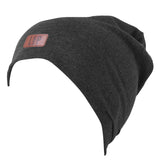 L&P Apparel - Tuque en coton 2 en 1 - Anthracite