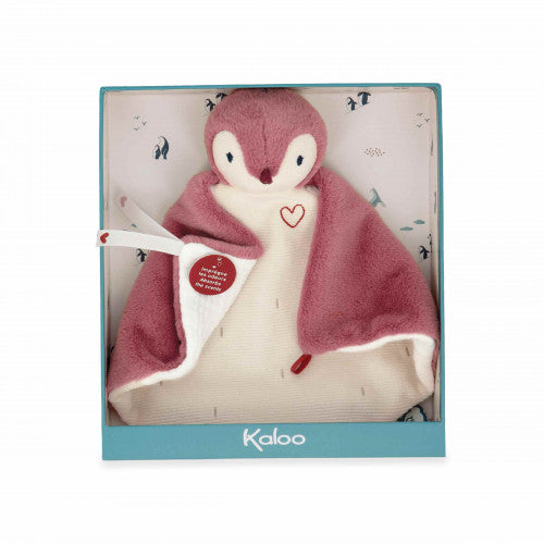 Kaloo - Doudou marionnette - Pingouin Rose