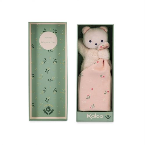 Kaloo - Doudou ours carré douceur