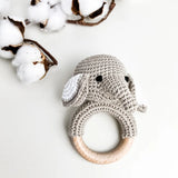 Pekaboo - Hochet - Éléphant beige