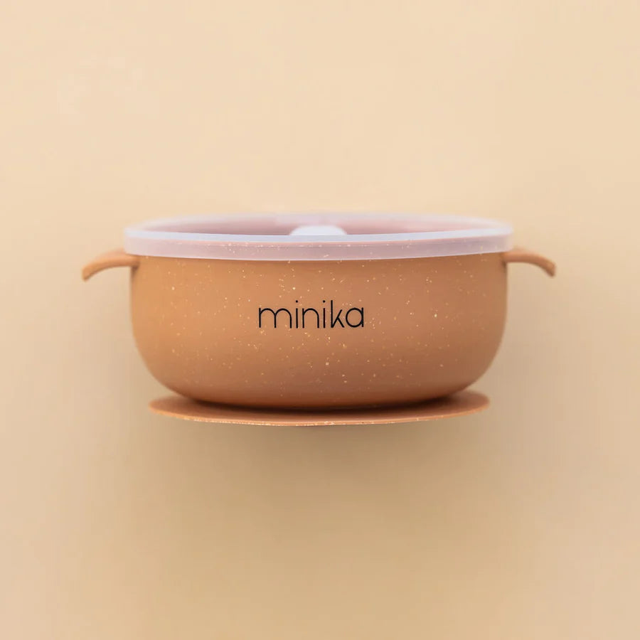 Minika - Bol en silicone avec couvercle