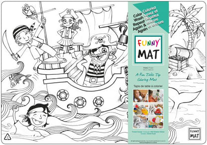 Funny Mat - Napperon à colorier - Transparent