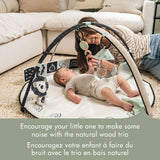 Tiny Love - Tapis d'activité Gymini Noir et Blanc Décor Collection