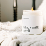 Marée Chandelles - Chandelle de soya - 270ml - Tabac vanille néroli