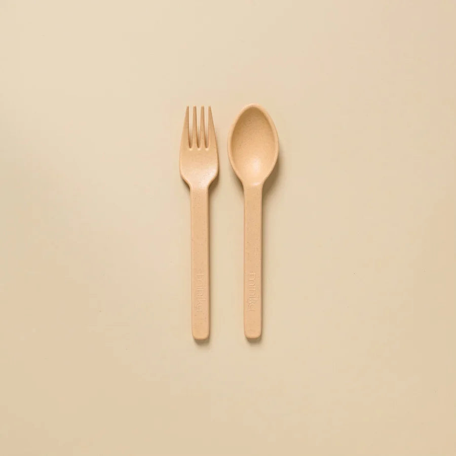 Minika - Wheat straw utensil set