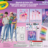 Crayola - Ensemble couleurs et croquis - K-Pop Demon Hunters