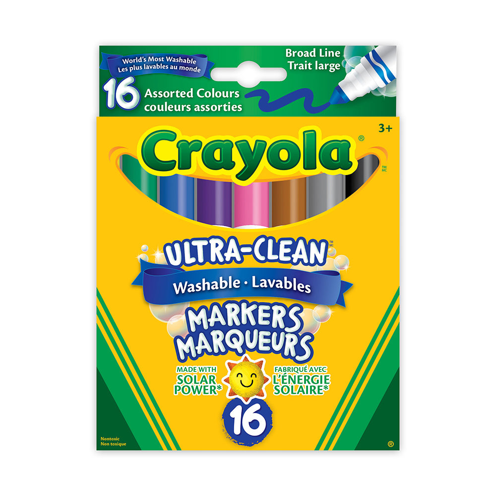 Crayola - 16 marqueurs lavables