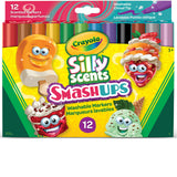 Crayola - 12 marqueurs oblique Silly Scents