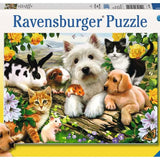 Ravensburger - Casse-tête - Amis animaux contents 300pcs