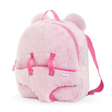 Corolle - Accessoires 30 cm - Sac à dos porte poupon - Peluche rose