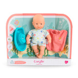 Corolle - Mini bébé de bain - Coffret Poupée 20cm