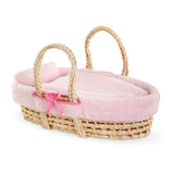 Corolle -  Nouveauté Accessoires 36-42 cm - Panier tressé - Peluche rose