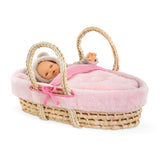 Corolle -  Nouveauté Accessoires 36-42 cm - Panier tressé - Peluche rose