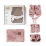 Petit Coulou - Coffret Cadeau Ourson Minky - 0-6 mois - Rose
