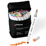 DeSerres - Dual Tip Alcohol Marker Set - 48 pieces