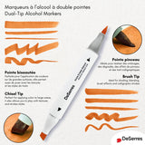 DeSerres - Dual Tip Alcohol Marker Set - 48 pieces