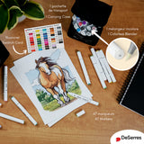 DeSerres - Dual Tip Alcohol Marker Set - 48 pieces