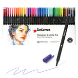 DeSerres - 36-pack Fine Point Markers 0.4mm