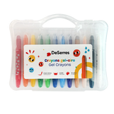 DeSerres - 12 Wax Gel Crayons Set