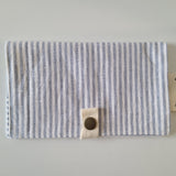 Sauge & Co. - Mon carnet - Motifs Linen ligné bleuté