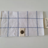 Sauge & Co. - Mon carnet - Motifs Lin carreaux bleus