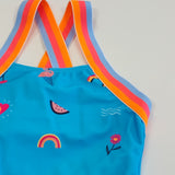 Color Kids - Maillot de bain 1 pièce Sangle élastique - River Blue