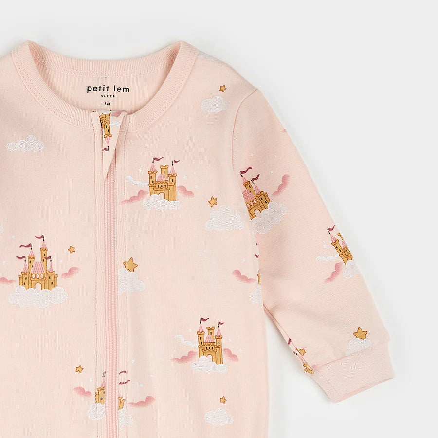 Petit Lem - Pyjama 1 pièce - Château magique