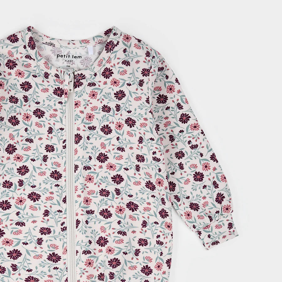 Maman by Petit Lem - Pyjama 1 pièce - Floral Coquelicot
