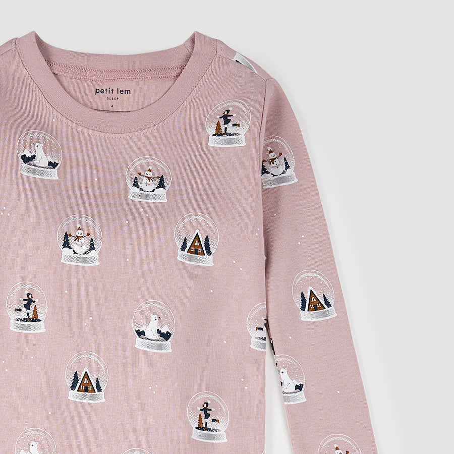 Petit Lem - Pyjama 2 pièces - Boule à neige