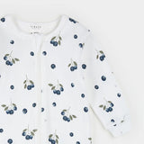 Firsts by Petit Lem - Pyjama cotelé 1 pièce - Bleuets