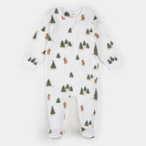 First by Petit Lem - Pyjama cotelé - Paysage Hivernal