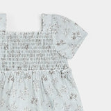 Petit Lem - Ensemble robe  - Bleu poudre floral
