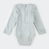 Petit Lem - Long Sleeve Swimsuit - Retro Floral