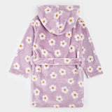 Petit Lem - Robe de chambre en peluche - Marguerites