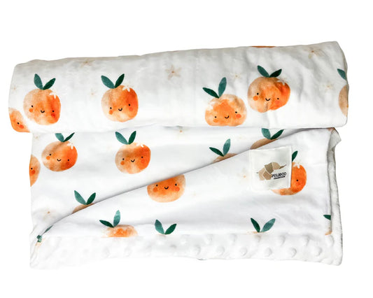 Pekaboo - Minky Blanket - Apricot