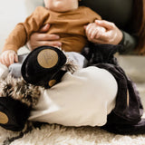 Petit Coulou - Pantoufles d'hiver en minky - Onyx