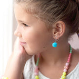 Ensemble de collier et de bracelet vividement vibrant