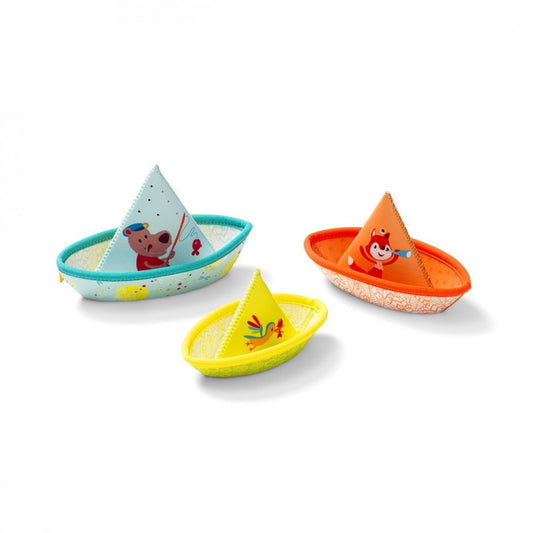 Lilliputiens - 3 petits bateaux de bain