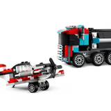 Lego - Creator - Camion à plateau avec hélicoptère