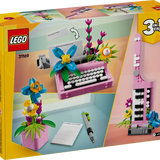 Lego - Creator -  La machine à écrire avec des fleurs