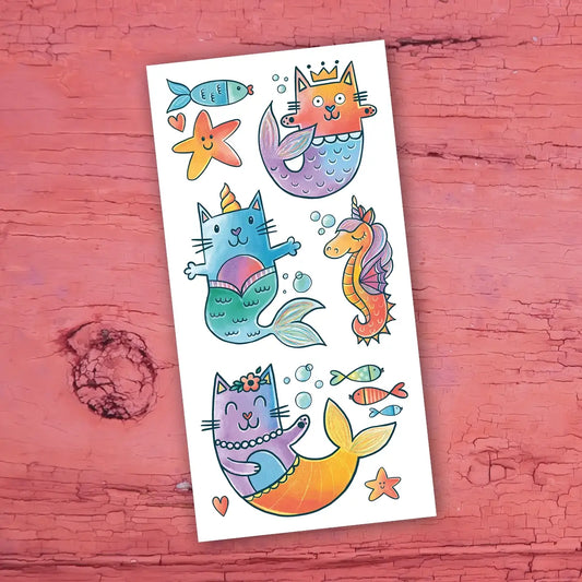 Pico - Temporary tattoos - The mermaid cats