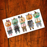 Pico - Temporary Tattoos - Pumpkin Scarecrows