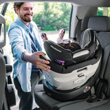 Evenflo - Siège d'auto 3-en-1 rotatif  - Gold Revolve 360 Extend avec SensorSafe - Onyx Noir