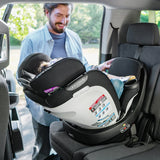 Evenflo - Siège d'auto 3-en-1 rotatif  - Gold Revolve 360 Extend avec SensorSafe - Onyx Noir