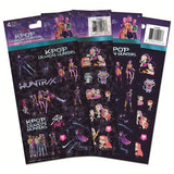 Autocollants K-Pop pqt-4 feuilles