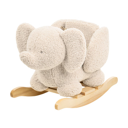 Nattou - Bascule Teddy l'éléphant - Écru