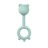 Nattou - Silicone Bear Rattle - Green