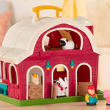 Battat- Grande ferme rouge & figurines