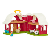 Battat- Grande ferme rouge & figurines