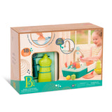B. - Évier '' Splash-n-Scrub''